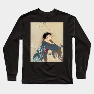 Ukiyo-e Japanese Winter Dream Long Sleeve T-Shirt